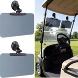Golf Cart Sun Visor Set of 2, Anti Glare Acrylic Tinted Shield with UV Protection, Compatible with V1189-LC-QP-00550