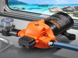 Diaphragm Pump 3GPM 11.36 L/min 3-Chamber Water Pump Pressure Switch V952-12VYYSB3Q30GCJB2MV9