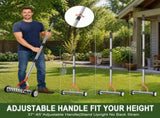 15-Inch Thatch Rake with Rollers, Heavy-Duty Steel Dethatcher Rake for Lawn
0-15&deg Adjustable Angle V1107-CS-RKVHSJ43