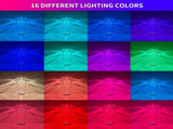 Acrylic Table Lamp with Remote Controller 16 Different Lighting Colors with Brightness Adjustable 4 V1294-YM0901-L5192MC