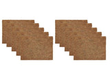 10 Pack Reusable Nesting Box Pads for Chickens Coop,13 x 13 Inches Natural Coconut Fiber for Garden V1366-AZ2-W-15855