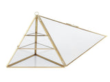 Jewelry Storage Rack Pyramid Shape 3 Layers Decorative Display Stand for Earrings Necklaces V1294-YM0710-3115210170511