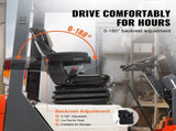 Universal Forklift Seat Adjustable Tractor Seat with Seatbelt Armrests V952-CCZYJZKFSAQDKKFORV0