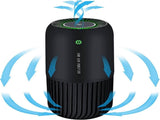 Air Purifier with Filter Removes Smoke Dust for Car & Office Use - Black V1263-JX-4789
