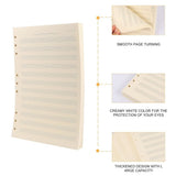 White Music Manuscript Paper with Smooth, Ink-Resistant Sheets Ideal for Easy Music Writing and V1366-AZ2-W-18695