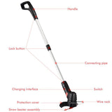 Garden Tool Cordless Lawn Trimmer Cordless Rechargeable Grass Trimmer String Grass Trimmer for V1294-YM0901-10183125