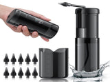 Electric Ear Cleaner with 5 Modes Rechargeable Ear Irrigator with LCD Display, Foldable Nozzle, V1107-CS-DDXEQ