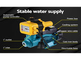Giantz Peripheral Water Pump Garden Boiler Car Wash Electric Irrigation QB60 Yellow PUMP-QB60-IT-BU-YEL