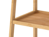 Levede Bamboo Ladder Bookcase 4-Shelf Books Plant Storage Shelf Rack Organiser EA0289-NT-AU