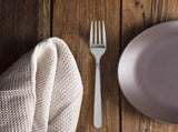 Set of 10 Plated Stainless Steel Appetizer Forks for Parties, Modern Design, and Versatile Flatware V1366-AZ2-W-23680