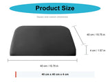 Crystal velvet seat cushion, ergonomic memory foam seat cushion, suitable for cars, comfortable and V1189-LC-QPA-013