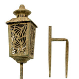 Vintage Style Garden Lantern Candleholder Stake 120cm V637-37073CDL