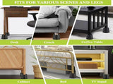 4 PCS Furniture Risers 4 Inch, Bed Risers Heavy Duty for Table Desk Couch Chair Sofa Cabinet Bed V1370-AZ4-10319
