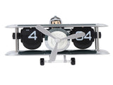 Airplane Flip Clock 12 Hours Retro Battery Powered Auto Flip Desk Clock for Living Room Bedroom V1294-YM0901-3115240119811