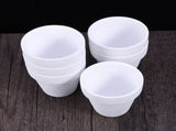 Worgeous 5Pcs 10x10CM Small White Terracotta Pot Clay Ceramic Pottery Planter Cactus Flower Pots V1189-LWWAL-20260327-03407