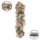 Christabelle Premium 100cm Christmas Garland Jewelled Baubles & Berries Tree Decoration Ornamen 112_GUE526
