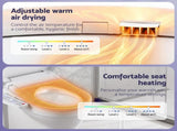 Cefito Electric Bidet Toilet Seat Cover Heated Warm Water Dryer LED Night Light BIDET-ELEC-629G-WH