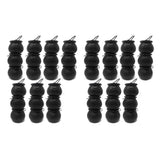 48 Pack Plastic Black Witch Candy Bowls Cauldrons,Pot with Handle ,for Halloween, Easter, St V1192-AZ-W-22757