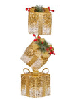 Christmas Present Display Stack with Light 63cm 112_MHA430