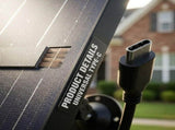 Solar Panel for Security Camera 10W 5V Outdoor Continuous Power Supply with 360 Degree Mounting V1366-AZ2-W-14815