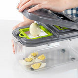 22-in-1 Vegetable Fruit Chopper Cutter Multifunctional Veggie Dicer Slicer with 13 Blades for V1263-JX-7137