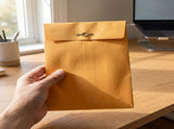 100Pcs Paper Mailing Envelopes with Metal Clasp for Office Document Organization V1369-AZ3-W-13227