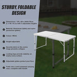 Aluminium Folding Table 120cm Portable Indoor Outdoor Picnic Party Camping Tables V63-827191