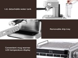 Devanti Cordless Wet Dry Vacuum Mop plus Coffee Maker Machine Espresso VAC-1809-CM-06-SS