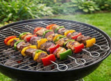 9-Piece BBQ Grill Tool Set, Stainless Steel with Storage Bag,Very suitable for camping, backyard V1188-MS-825-004
