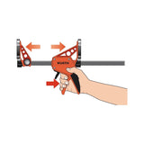 450mm Wurth Quick-Grip One Handed Bar Clamp F Clamp Hand Trigger Action Clamp V563-714662450