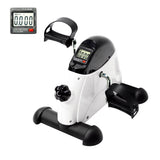 Powertrain Portable Mini Trainer Exercise Machine Home Gym Pedal Bike Cycle Legs and Arm MBIKE-90A-WH