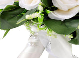 Artificial Rose Bridal Bouquet Beautiful Elegant Lightweight Artificial Rose Bouquet Wedding V1294-YM0901-3115250116111