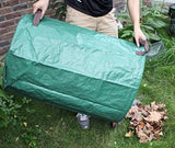 6-Pack 72 Gallon Yard Waste Bags, Reusable Heavy Duty Collapsible Garden Leaf Bags with Plastic V1258-DP02-C-248