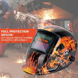 Lame skull Solar Welding Helmet Auto Darkening Welder Soldering Lens ARC TIG MIG MAG Mask V201-W12793758