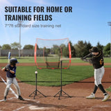 7x7 Baseball Softball Practice Net, Portable Baseball Training Net for Hitting Batting Catching V952-77YCWPJXLW773F0NBV0