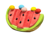 5pcs Fruit Forks with Ceramic Storage Jar Dessert Forks for Salad Picnic Party V1263-JX-5941