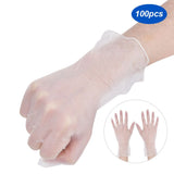50Pairs/Box Disposable PVC Gloves Transparent Safe Single Use Gloves for Daily Working UseXL V1294-YM0901-3117200007314