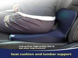L-Shaped Memory Foam Seat Cushion Ergonomic Hip Lumbar Support V728-LP12000042177748012