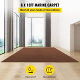 Marine Carpet, 6 x 13 ft Boat, Deep Brown Marine Grade Boat Carpet, Indoor/Outdoor Marine V952-JZXWDTSZ1.84ML0EVV0
