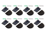8 Sets Solar Panel Lamp LED Decorative Wall Light for Outdoor Courtyard Terrace Built in Battery V1294-YM0703-3119230047411