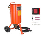 10 Gallon Heavy-Duty Sand Blaster, 60-110 PSI High Pressure Sandblaster, Portable Abrasive Blasting V952-PSG10JL6125PCA4TFV0