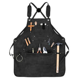 Waterproof Apron Utility Apron Work Apron Industrial Apron Tool Storage Apron - Gray - Size regular V1106-144-44430-GRY-REGULAR