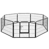 i.Pet 24" 8 Panel Dog Playpen Pet Exercise Cage Enclosure Fence Play Pen PET-DOGPLAYPEN-H60