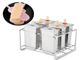 Stainless Steel Molds Ice Cream Industrial Home Kitchen DIY Ice Pop Mould Maker Tool V1294-YM0727-JY06255-04