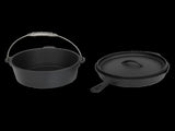 Toque 3PCS Cast Iron Frying Pan and Cast Iron Pot Set KT1007_NZ