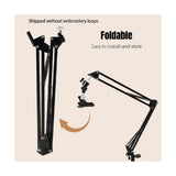 Embroidery Hoop CrossStitch Stand Adjustable Metal Rotated Embroidery Hoop Holder with 360 Hoop V1369-AZ3-W-08326
