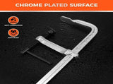 4Pcs 12" Heavy Duty F Clamp 450lbs Capacity Woodworking Drop-Forged Steel Frame V465-88089
