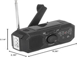 Noodradio - Solar-powered emergency radio, hand-operated - AM/FM/weather radio - With torch - SOS V1259-DP01-BO-649