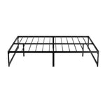 Artiss Bed Frame Queen Size Metal Frame TINO MBED-C-TINO-Q-BK