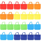Reusable Shopping Bags Tote Bag Nonwoven Holding Treats Families Wedding 24pcs V1369-AZ3-W-15751